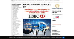 Desktop Screenshot of finanzainternazionale.com