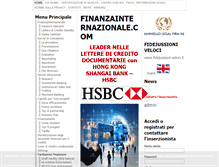 Tablet Screenshot of finanzainternazionale.com